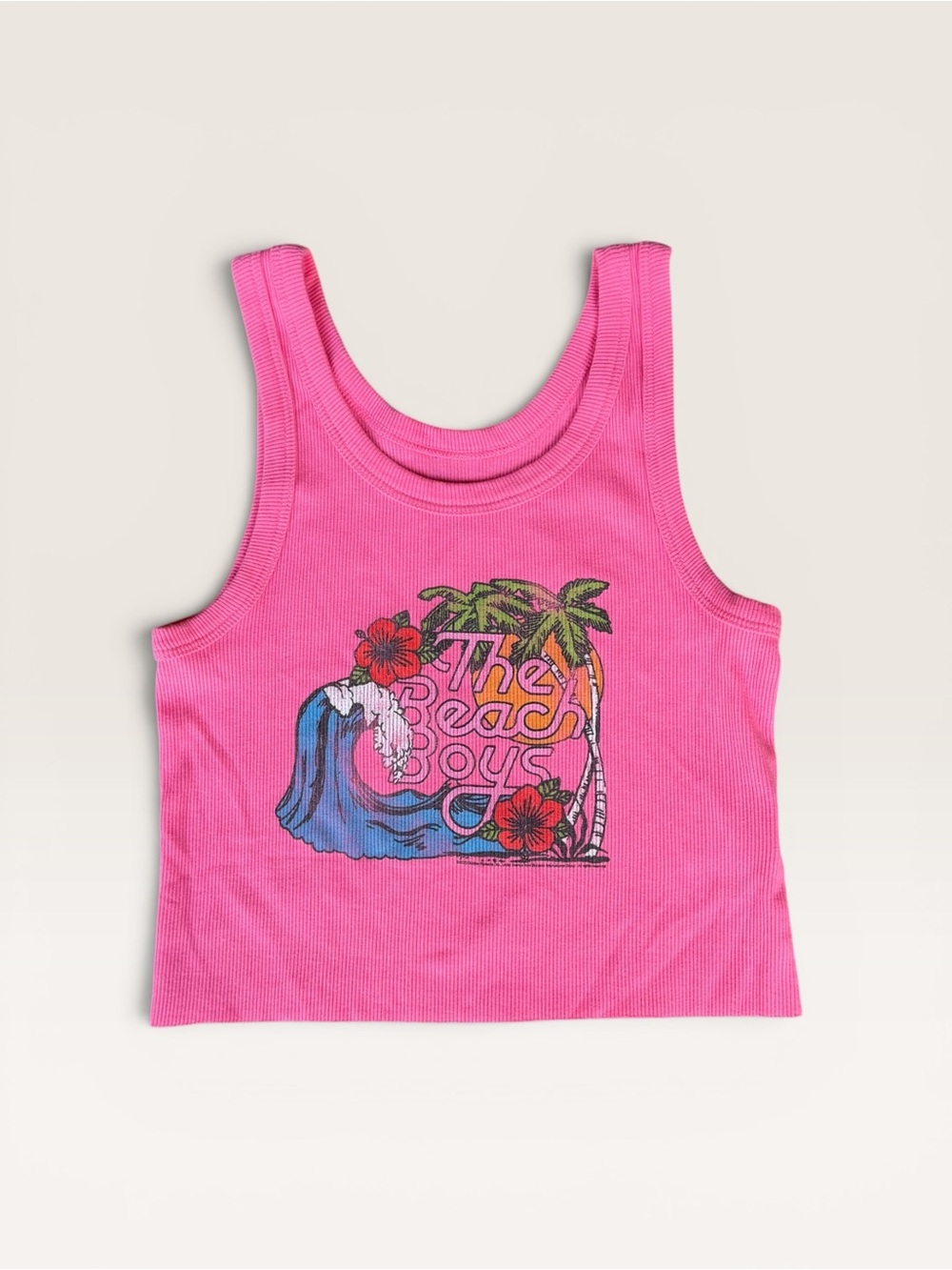 Rowdy Sprout Hot Pink Beach Boys Graphic Tank